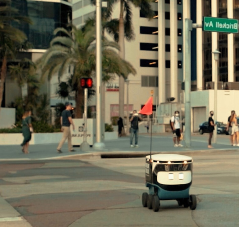 A Partnership Between Grubhub And Cartken