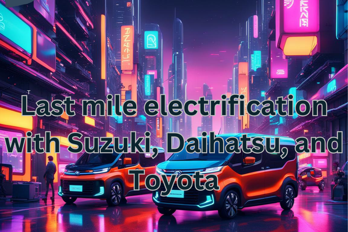 Last mile electrification with Suzuki, Daihatsu, and Toyota