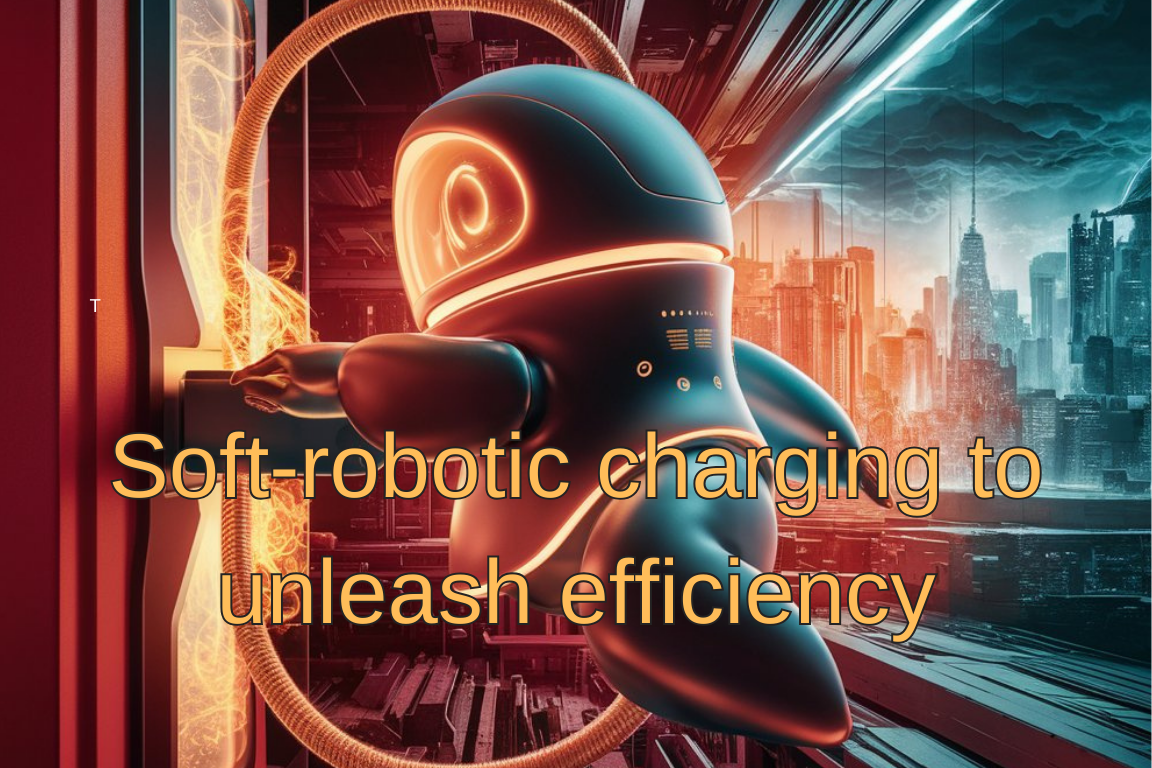 Soft robotic charging to unleash efficiency