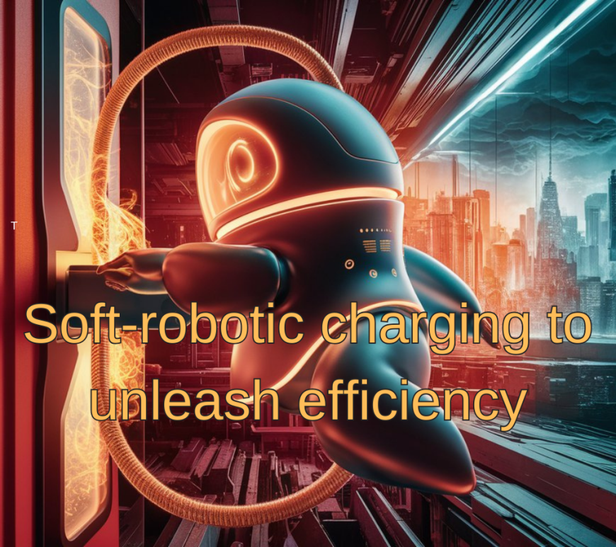 Soft robotic charging to unleash efficiency